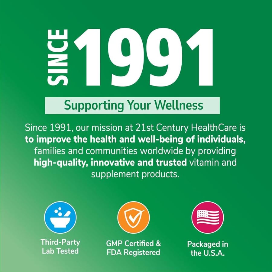 21st Century Garlic Extract Standardized - 60 Enteric Coated Tablets