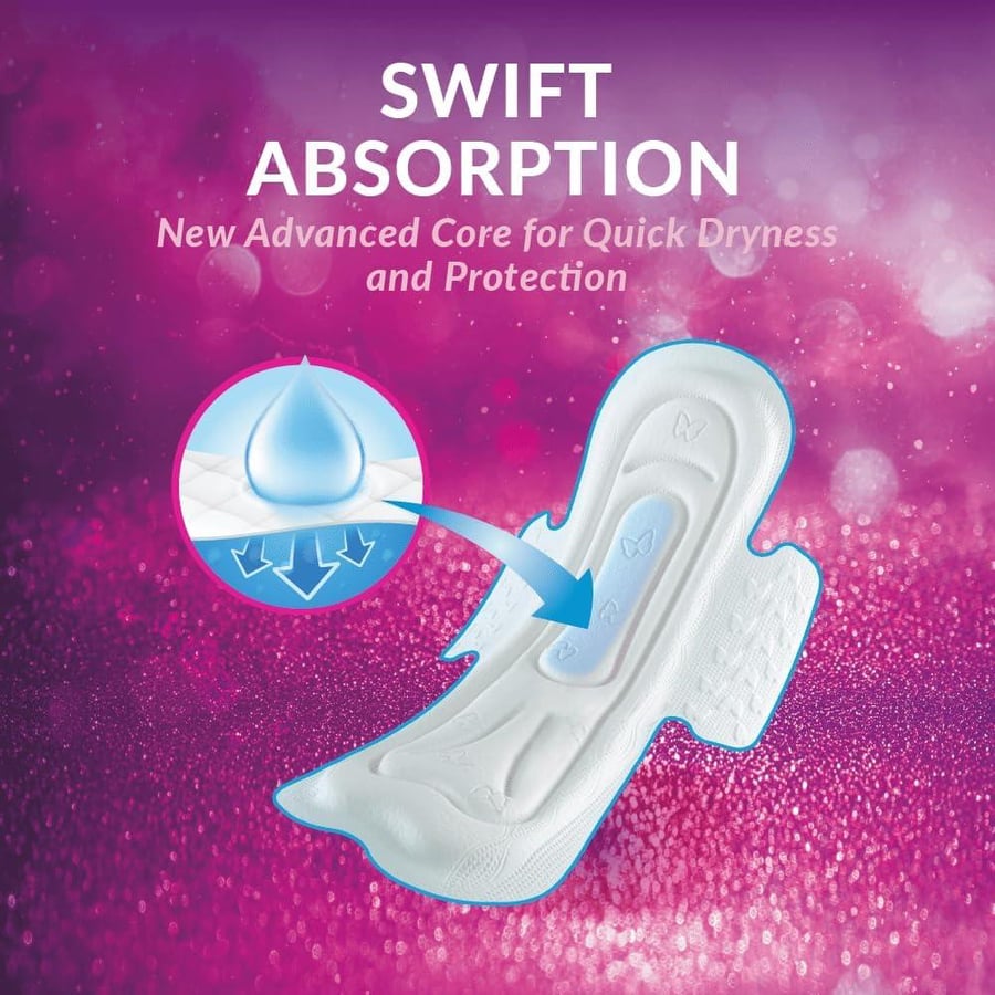 Private Sanitary Pads Maxi Pocket Night 24 Pads