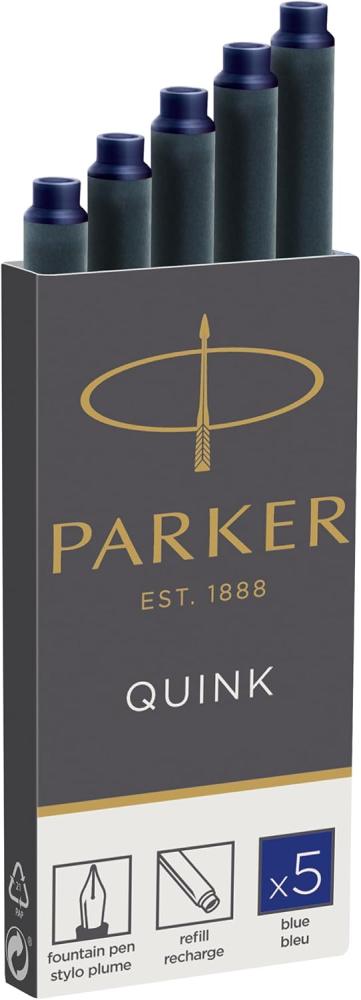 Parker 1950382 Quink Fountain Pen Refill Box of 5