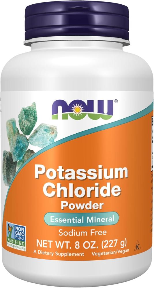NOW Potassium Chloride Powder Supplement - 8oz/227g