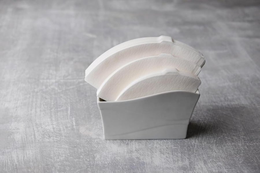Hario V60 Paper Coffee Filters, Size 01, White-Tabbed