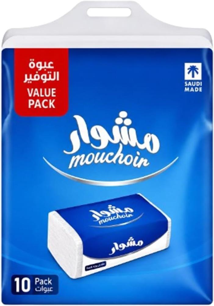 Mouchoir Facial Tissue 160 Sheets x 2-Ply - Pack of 10