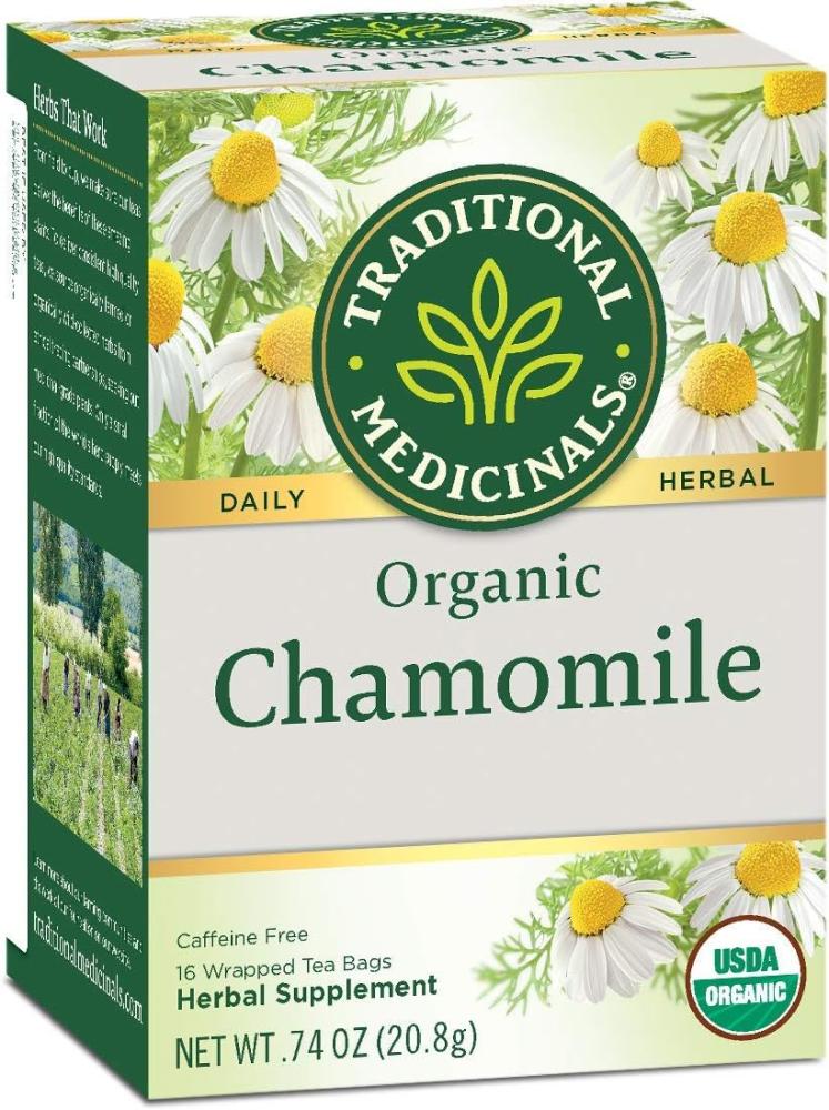 Traditional Medicinals Organic Chamomile Herbal Tea, 16 Count
