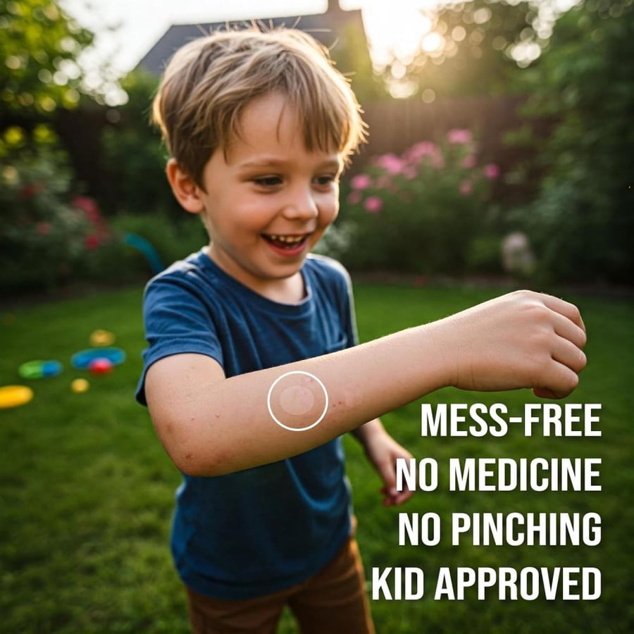 Bug Bite Itch Relief Patch FSA Eligible, Summer Travel Essentials for Kids, Mosquito Bug Bite Thing Suction Tool Alternative, Summer Camp Essentials Itch Relief, Baby hydrocortisone Cream Alternative