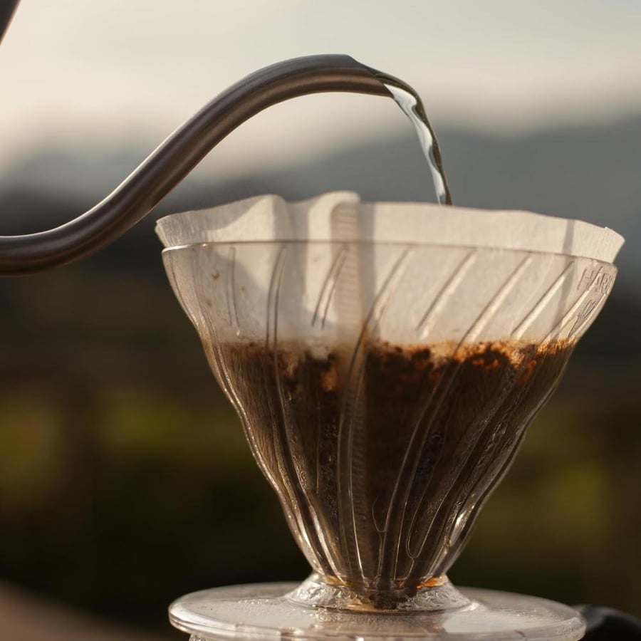Hario V60 Paper Coffee Filters, Size 03, White, Untabbed