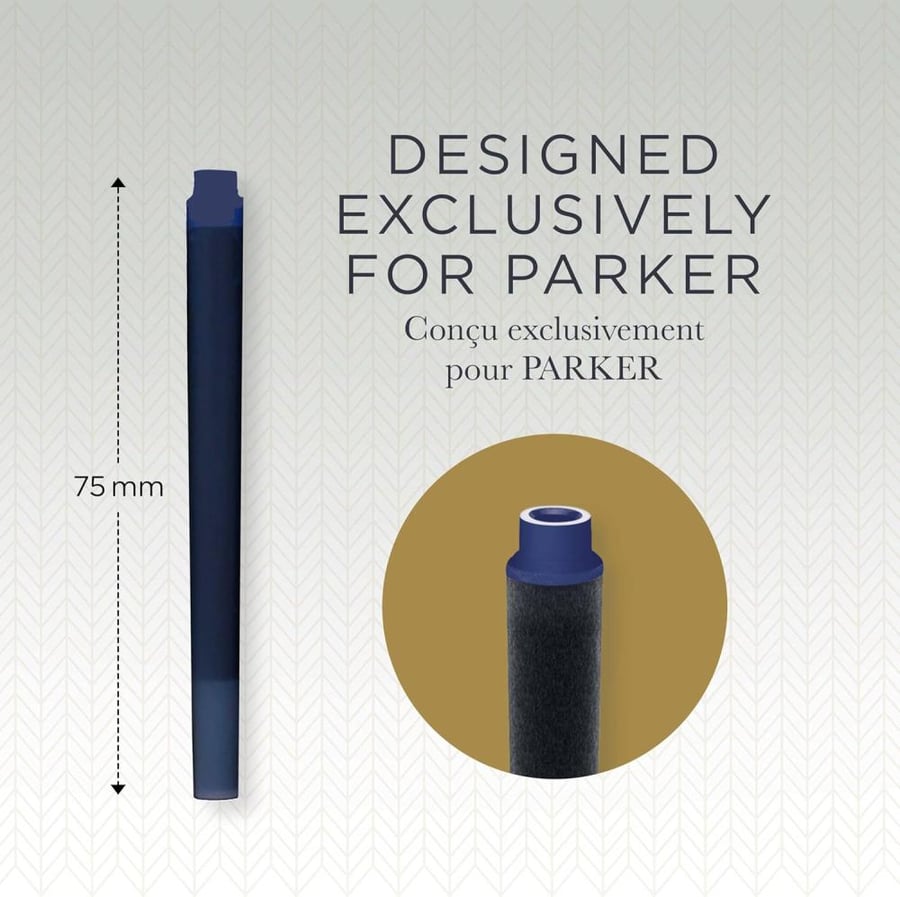 Parker 1950382 Quink Fountain Pen Refill Box of 5
