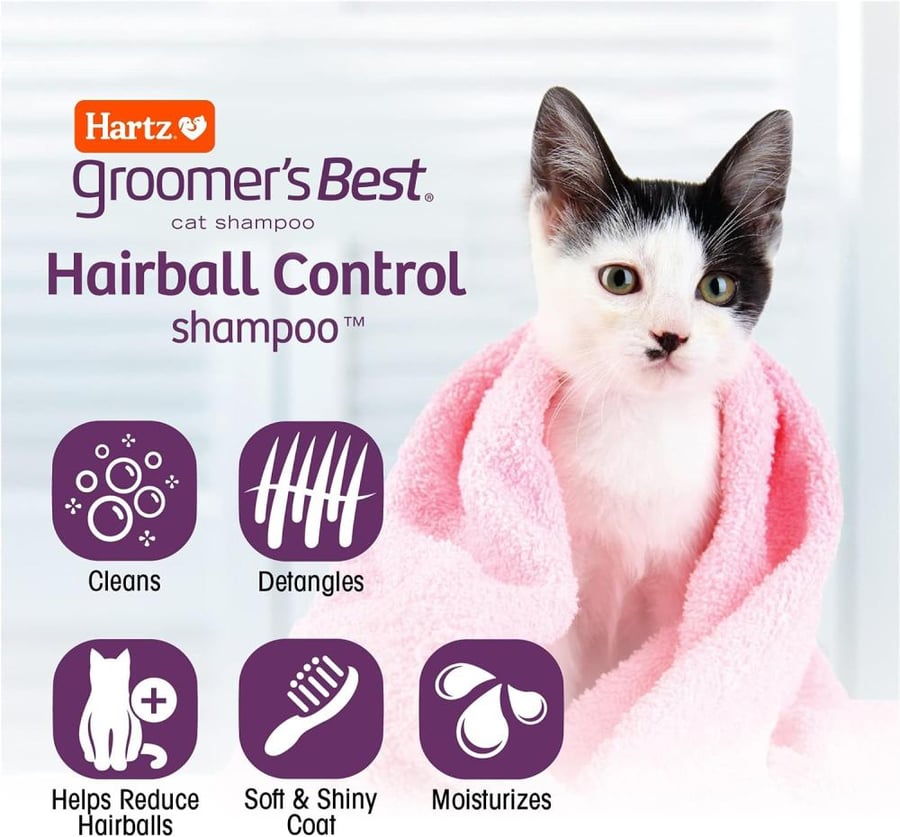Hartz Groomer's Best Hairball Control Cat Shampoo
