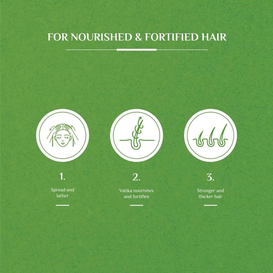 Vatika Naturals Shampoo, Hairfall Control - 2x350ml