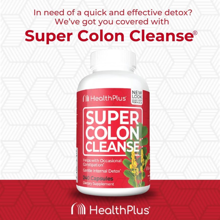 Health Plus, Super Colon Cleanse, 530 mg, 240 Capsules