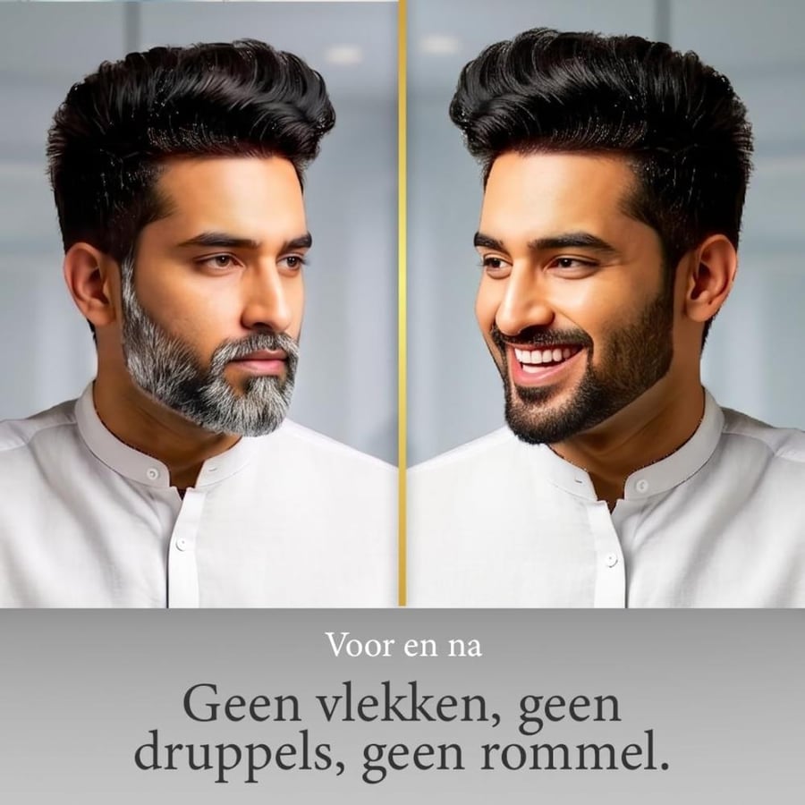 Bigen Men's No Ammonia Beard Color - Brown Black B100
