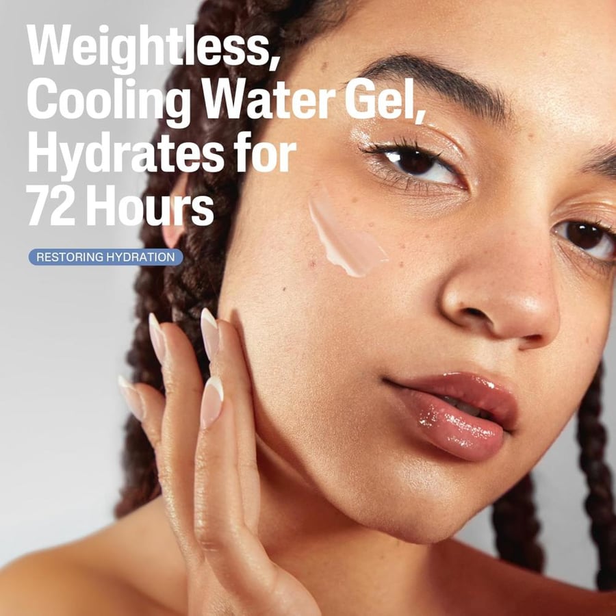 Cetaphil Deep Hydration Water Gel Face Moisturizer, Dry Skin, 1.7 oz