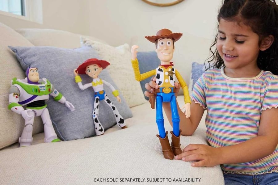 Mattel Pixar Toys Buzz Lightyear Large Action Figure, Posable with Authentic Detail, Toy Collectible, 12 Inch Scale