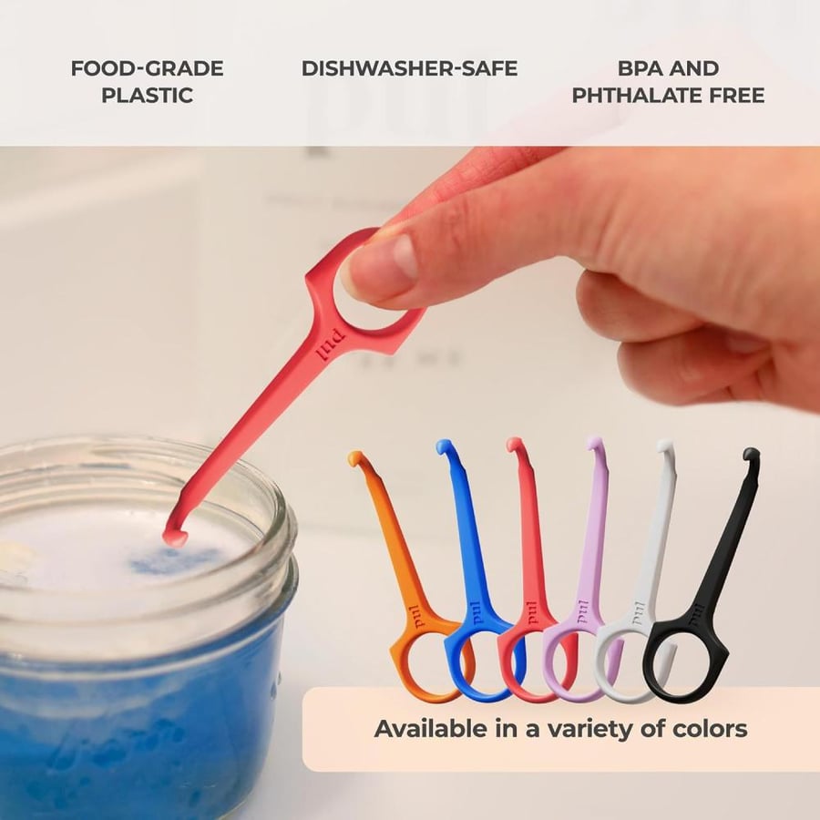 PUL Pack of 4 Reusable Clear Aligner Removal Tool — Compatible with Invisalign, Removable Braces, Retainers & Trays – Easy-to-Use Device Remover, Dental & Oral Hygiene Care Product – Purple
