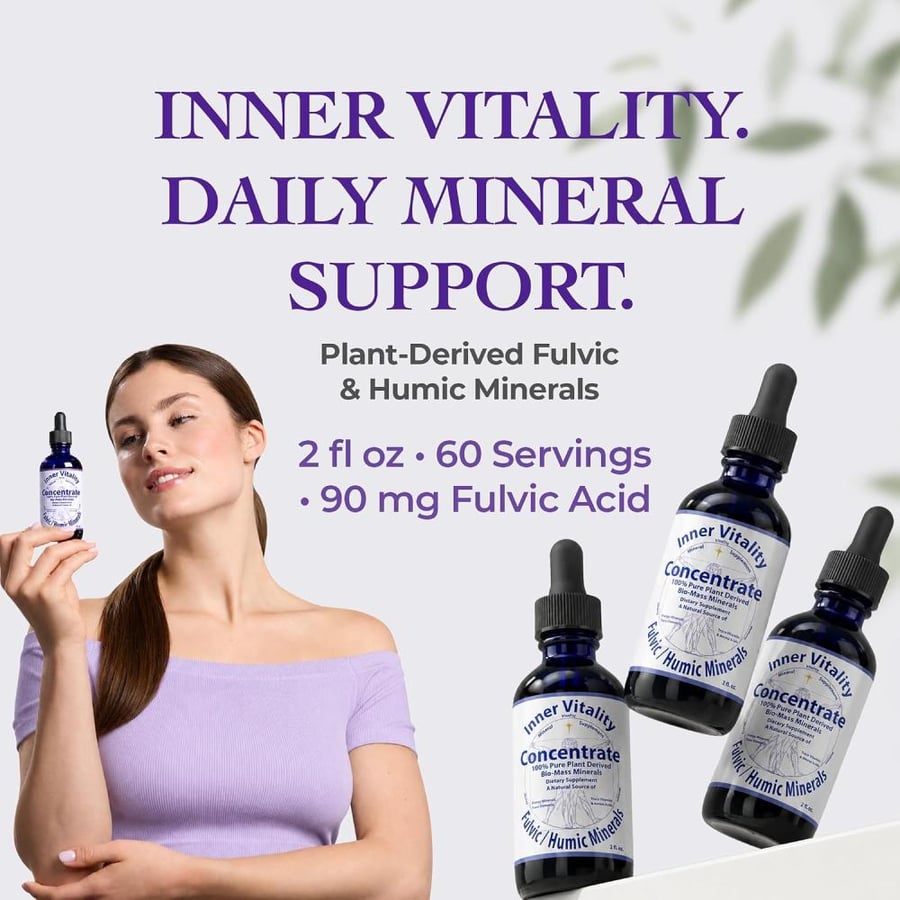 Inner Vitality, Concentrate, Fulvic/Humic 2 fl oz,