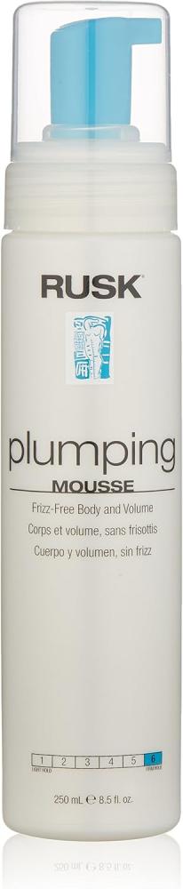 Rusk Plumping Mousse Firm Hold for Unisex 8.5 oz Mousse