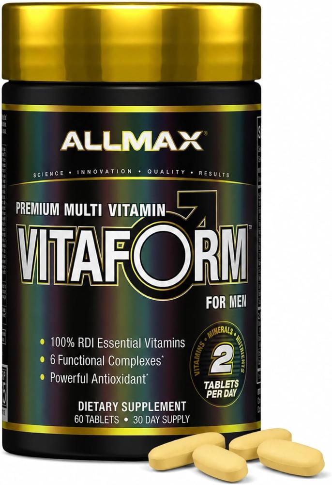 ALLMAX Nutrition, Men's Vita-form Premium Multivitamin Tablets (60 Pieces)