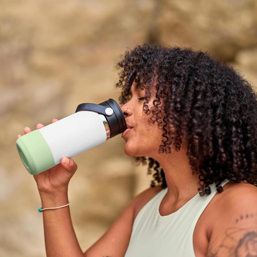 Hydro Flask Wide Mouth with Flex Sip Lid | 16 oz Insulated Water Bottle & Travel Coffee Mug | TempShield Double Wall Vacuum Insulated | Leakproof, BPA-Free, Stainless Steel | Dishwasher Safe