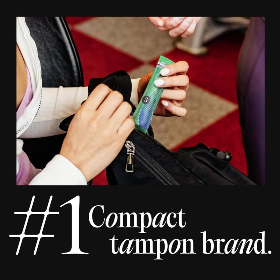 U by Kotex Tampons, Click Compact, Super Absorbency, Unscented, 45 Count