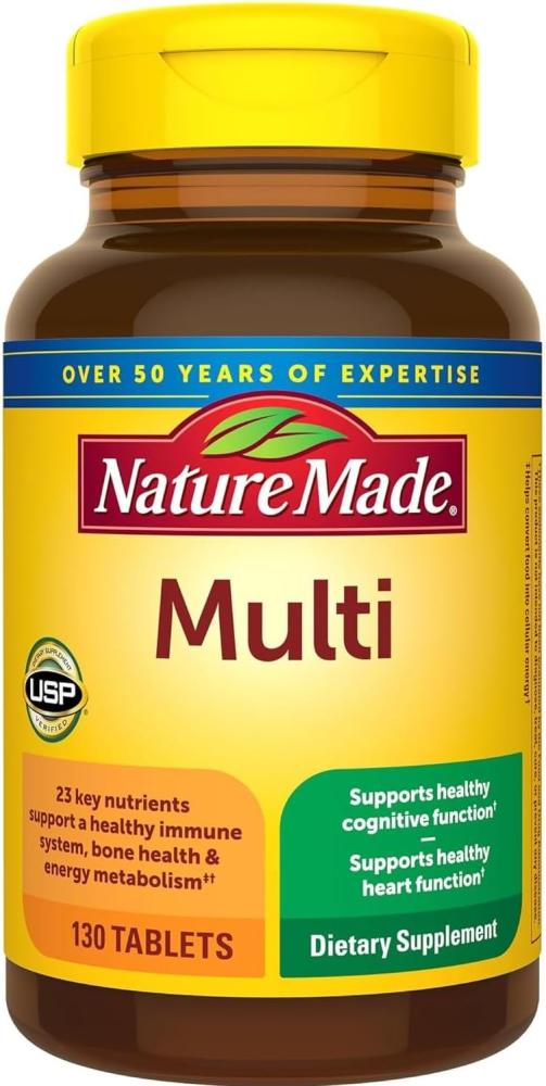 Nature Made Multi Complete Tablets - 130 ct, Pack of 2