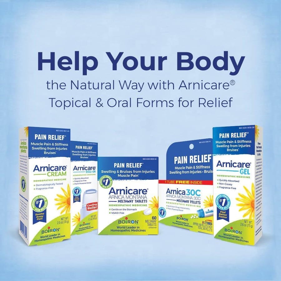 Boiron Unscented Arnicare Gel for Pain Relief (120g/ 4.1oz)