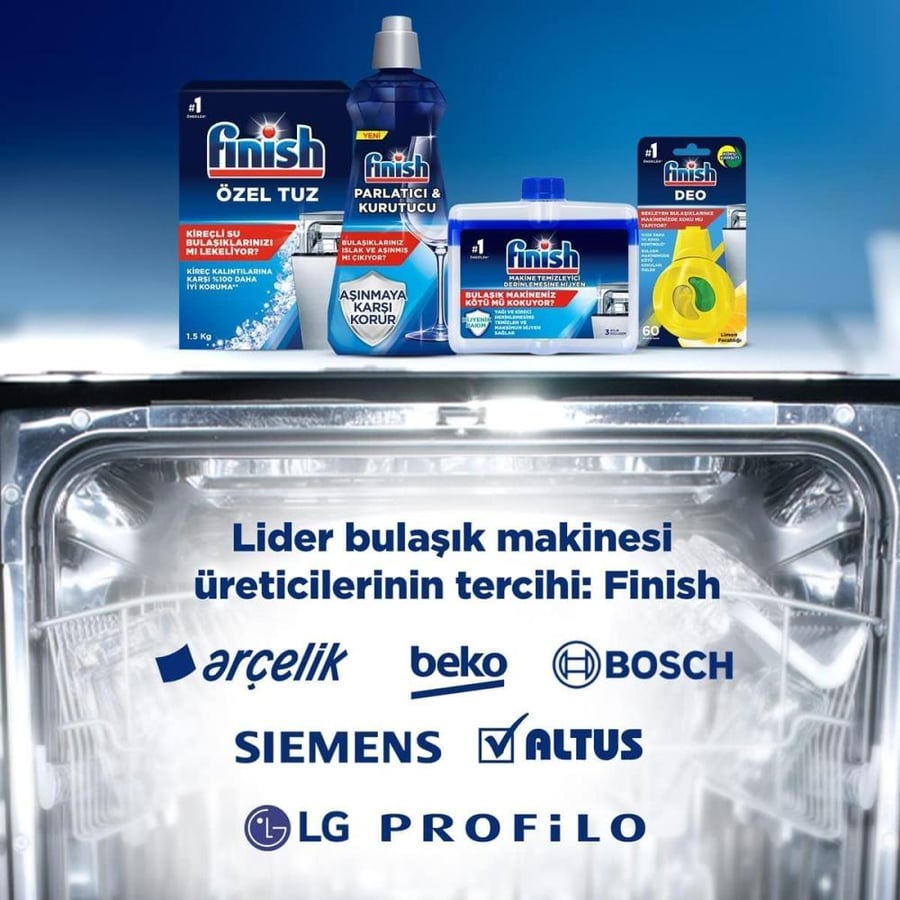Finish Lemon Dish Washer Shiner Liquid 400 ml