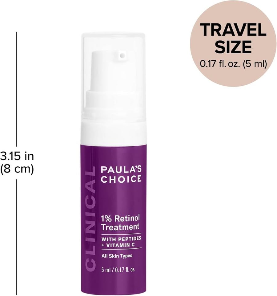 PAULA'S CHOICE CLINICAL 1% Retinol Treatment Cream | Peptides, Vitamin C & Licorice Extract |.