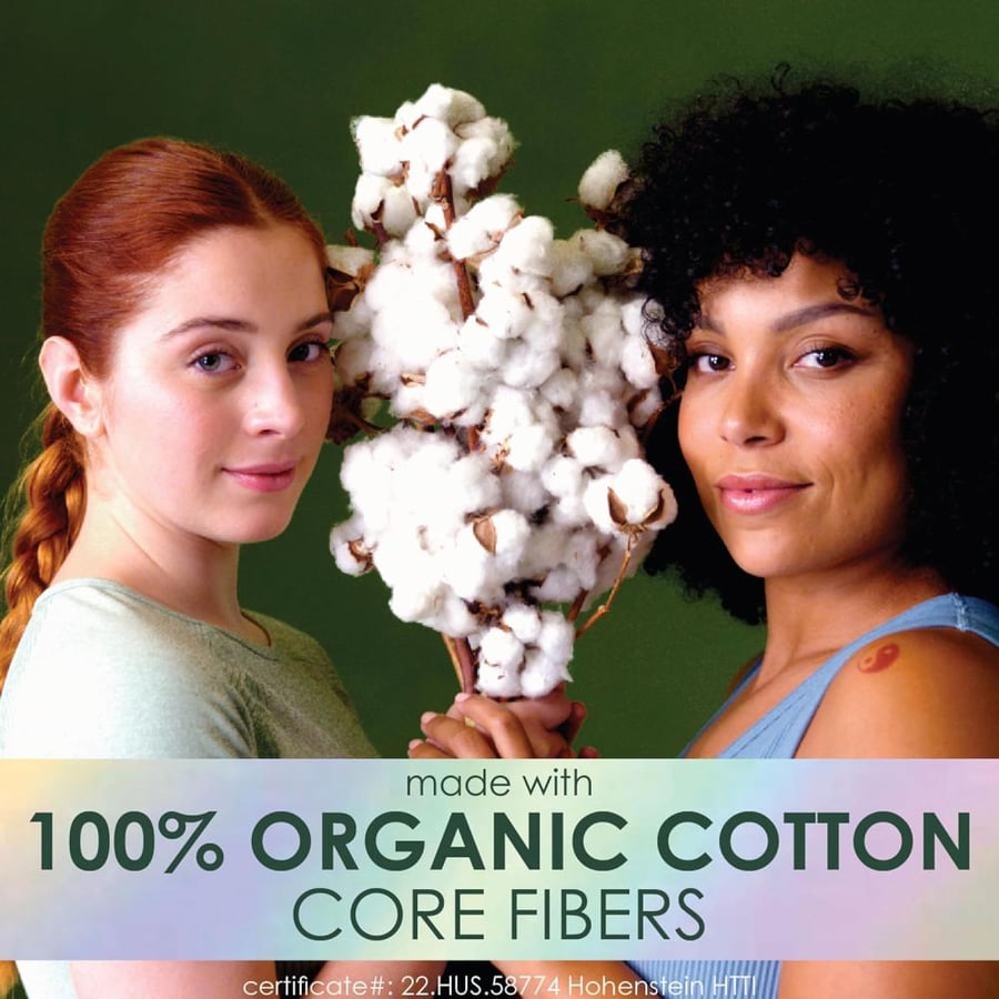 L. Cotton Tampons Regular/Super Absorbency Multipack, Contains an Organic Cotton Core, Made Without Synthetic Pesticides, or Fragrances, 84 Count (2 Packs of 42)