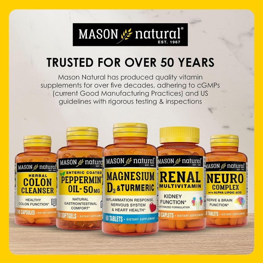 Mason Natural Vitamin K2,100 Mcg Tablets