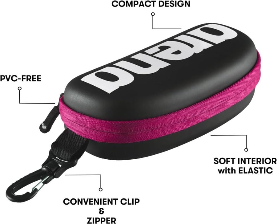 Arena unisex-adult Swim Goggle Case for Swimming Goggles Swim Goggle Case (pack of 1)