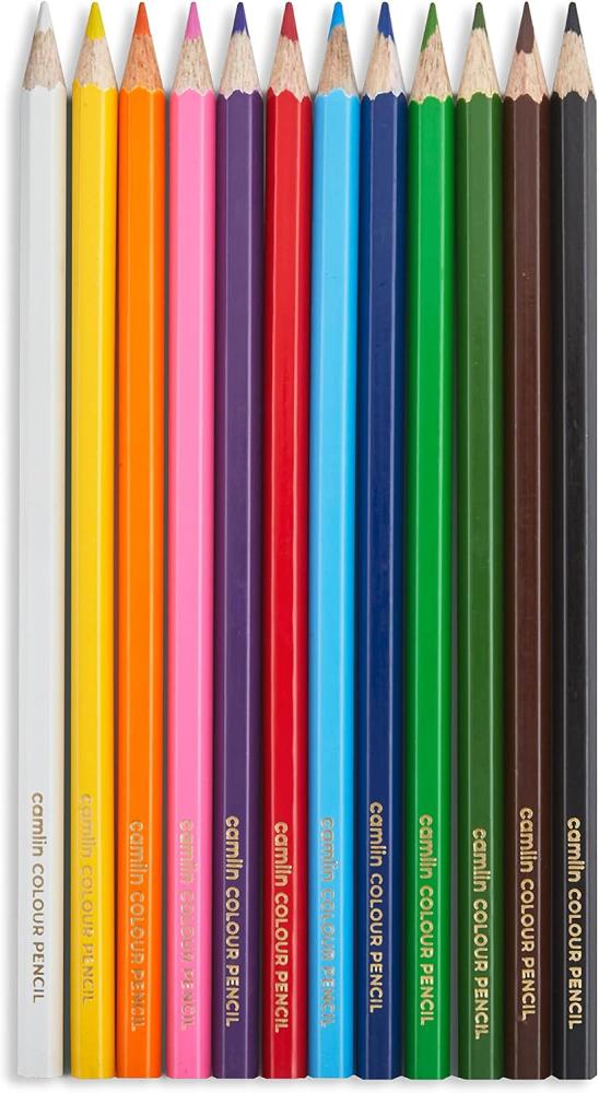 Colour Pencil Pack of 12 assorted full size round