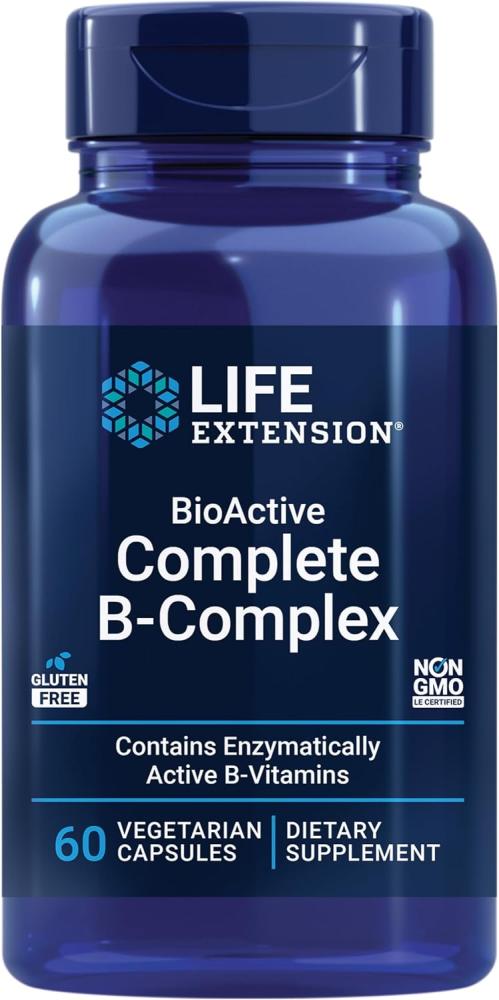 Life Extension, BioActive Complete B-Complex, 60 Vegetable Capsules