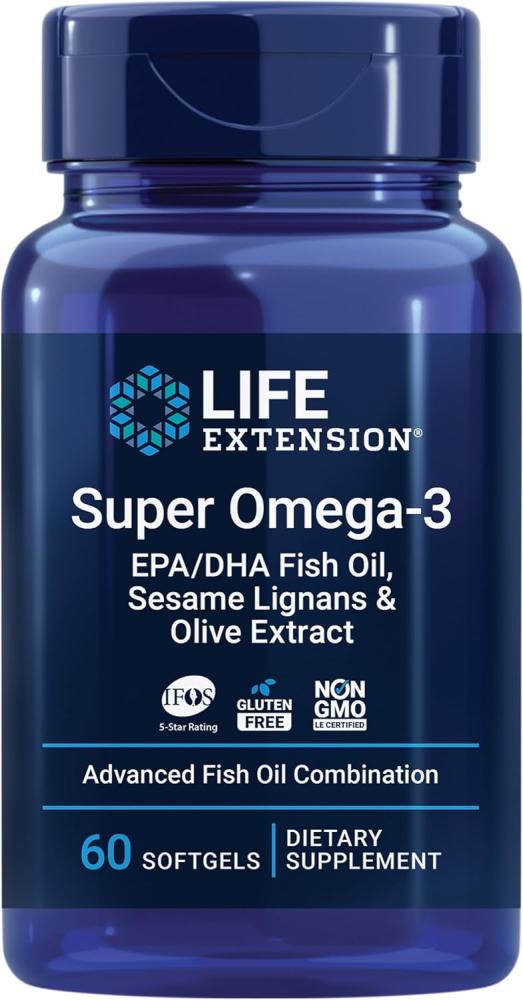 Life Extension Omega Foundations Super Omega3 60 Softgels