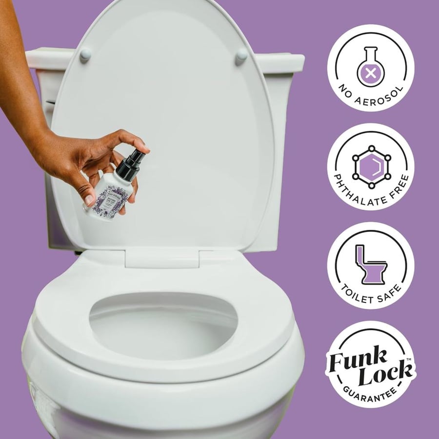 Poo-Pourri Before-You-Go Toilet Spray, Lavender Vanilla Scent, 4 oz