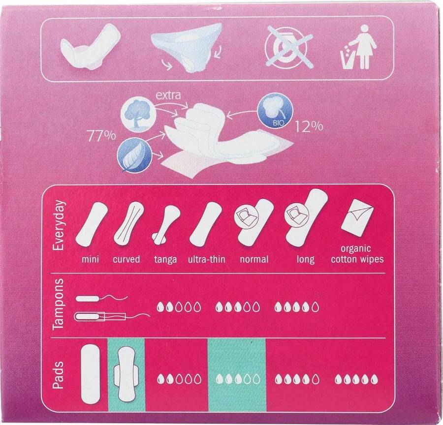 NATRACARE Ultra Xtra with Wings Normal, 12 CT