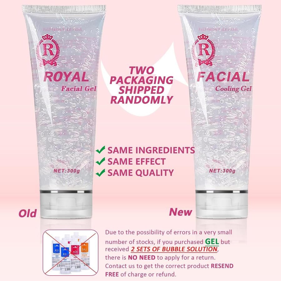 3PCS Cooling Gel for Laser Hair Removal Device and Radio Frequency Facial Body Skin Care Machine for Women and Men, Beauty Salon Professional Esthetician Supplies, 900ML (Cooling)