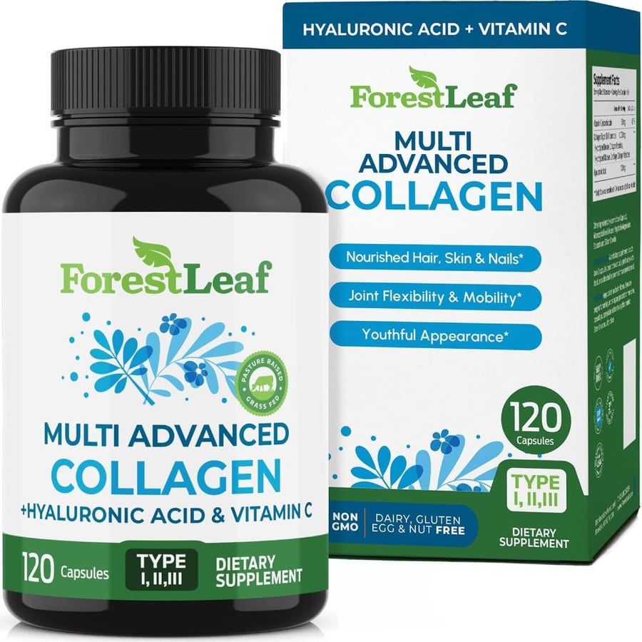 ForestLeaf Advanced Collagen Supplement, 120 Veggie Capsules