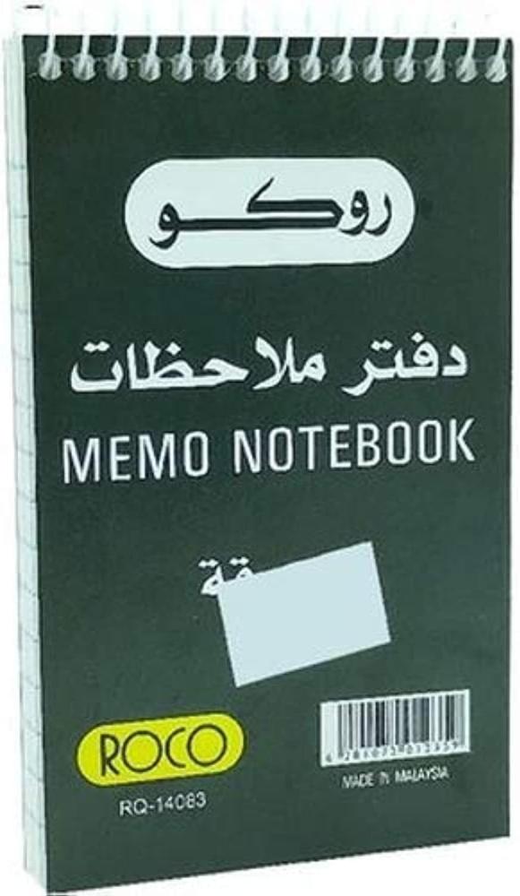 Roco Wirebound Notebook - 80 Sheets, 7.65 x 12.7 cm Size, Cover, Perforated Pages, College Ruled, Ideal for School, Office, and Personal Use