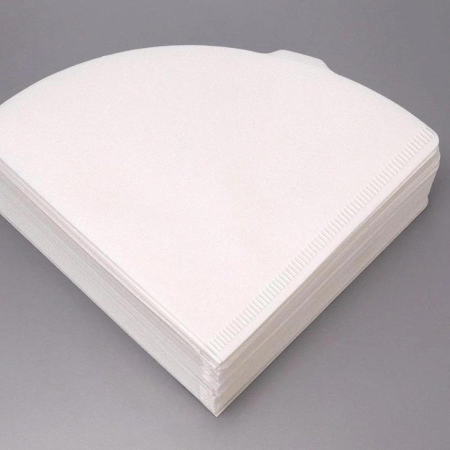 Hario V60 Paper Coffee Filters, Size 03, White, Untabbed