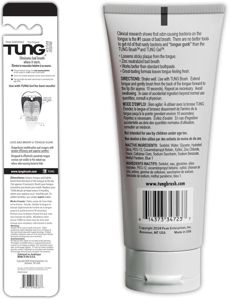 Tung Gel 85g, The Original & Tung Professional Brush, MultiColor - Starter Pack