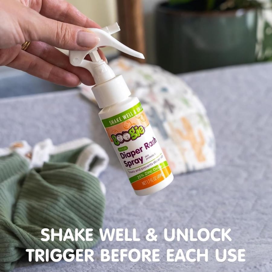 Boogie Bottoms Diaper Rash Spray 433420, Pack of 1, Li427., 1