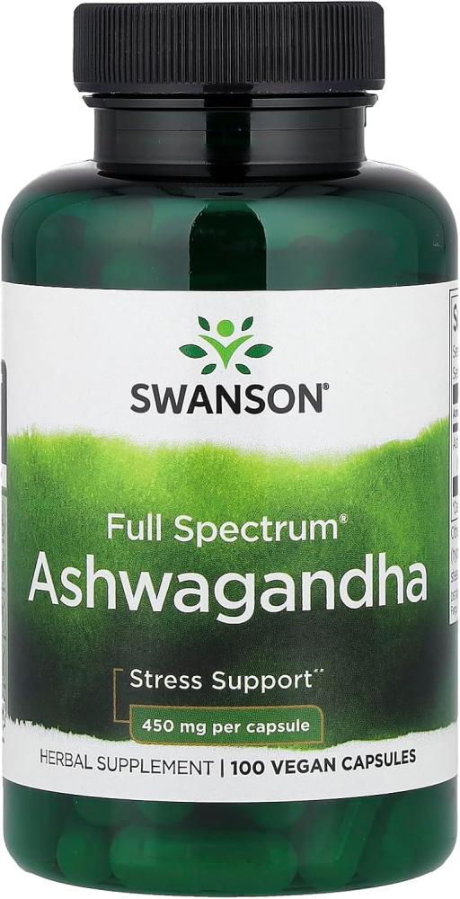 Swanson Full Spectrum Ashwagandha 450 mg 100 Caps
