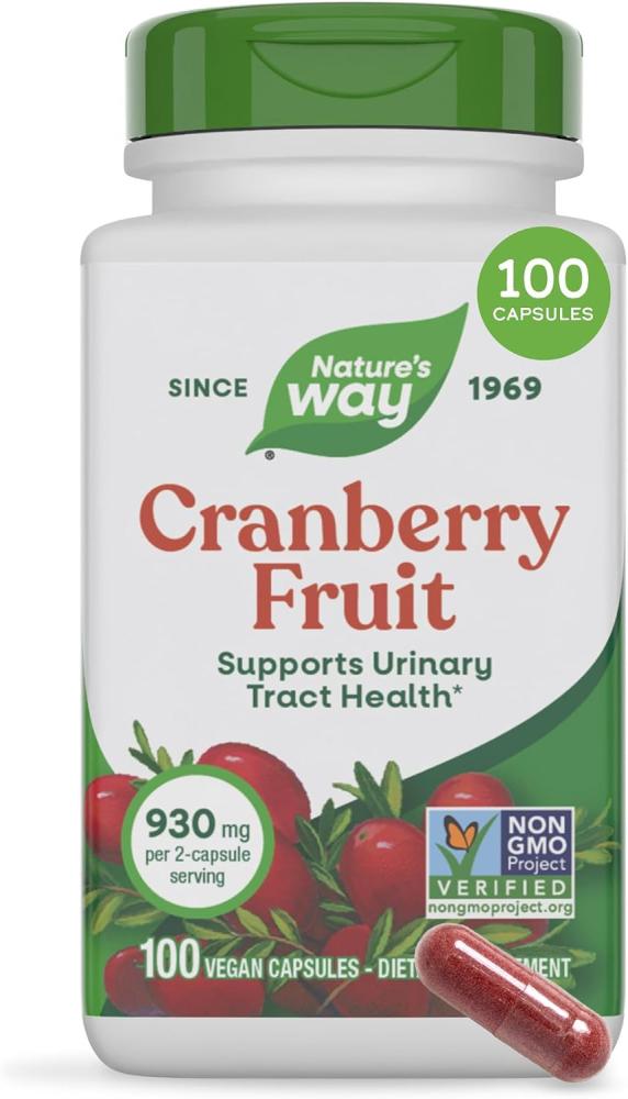 Nature's Way Cranberry Fruit (930mg, 100 Vegetarian Capsules)