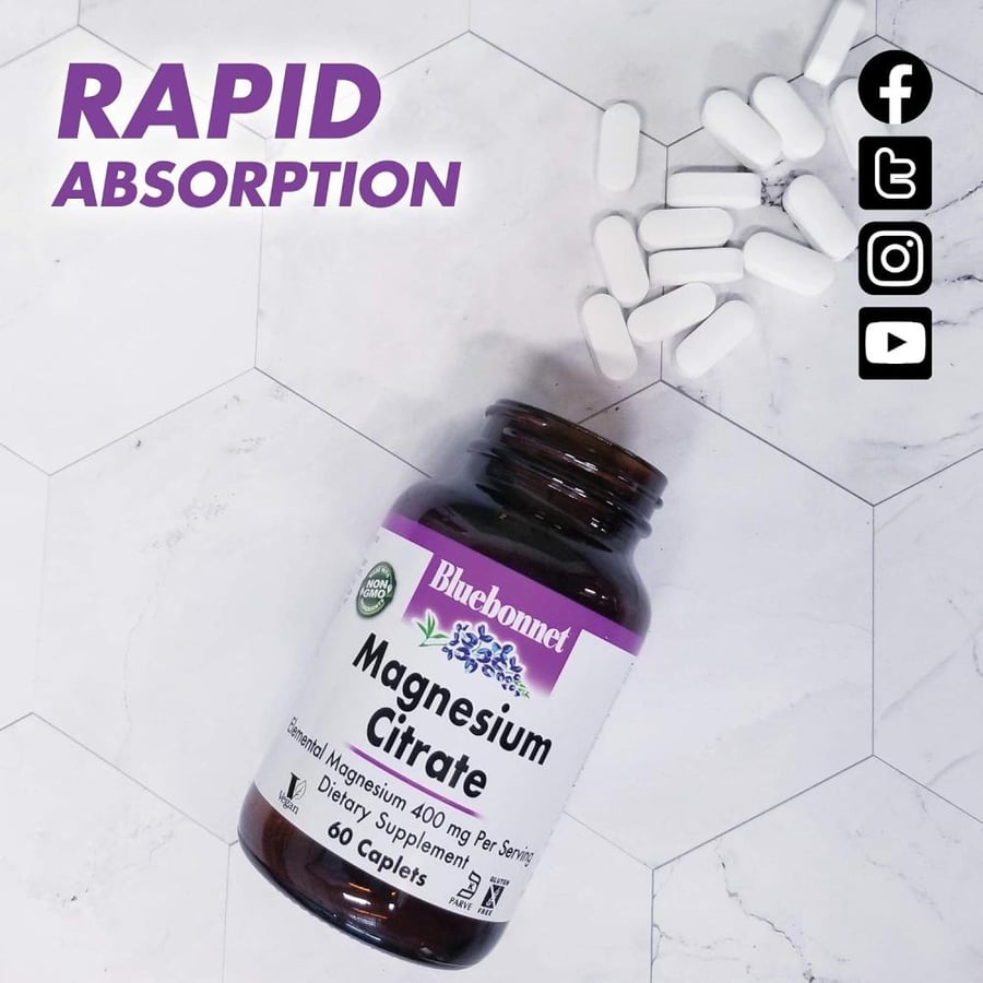 Blue Bonnet Magnesium Citrate 400 Mg Caplets