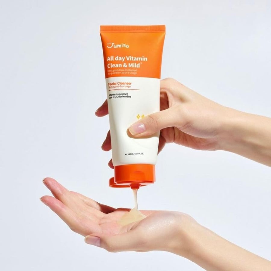 [Jumiso] All day VITAMIN Clean & Mild Facial Cleanser, Low pH, Vitamin, Vegan, Sensitive skin