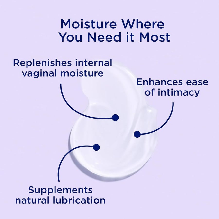 Replens Long-Lasting l Moisturizer with single-use applicator, 8 Count (Pack of 1)