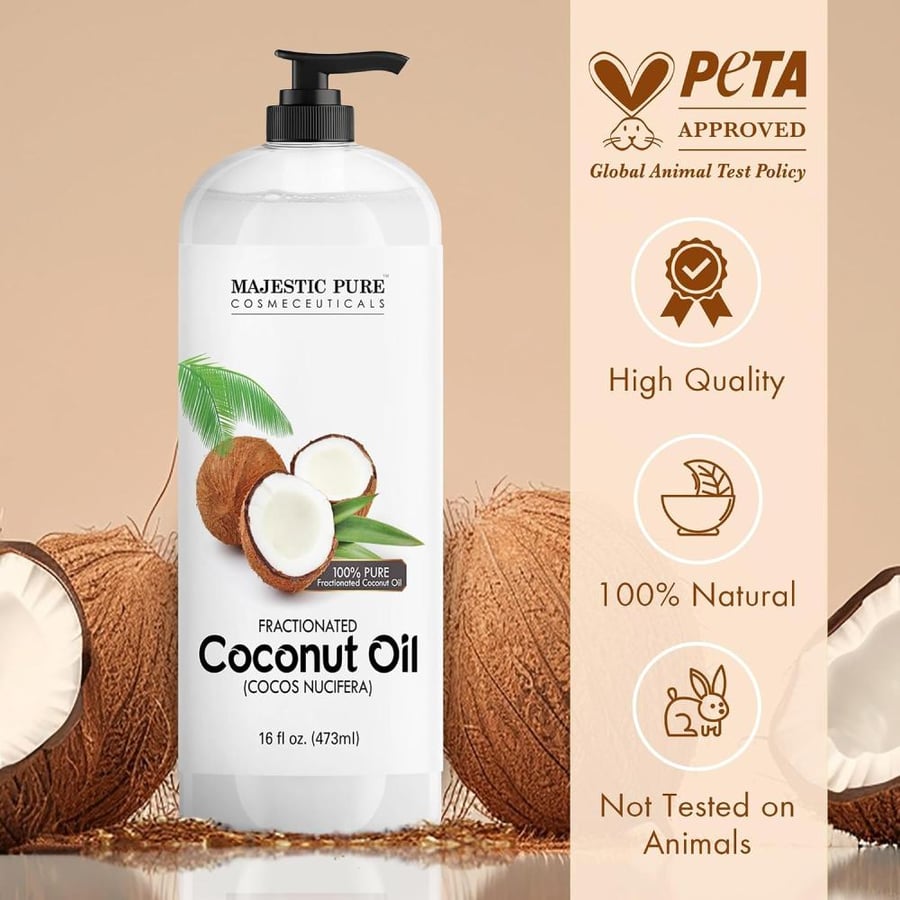 Majestic Pure Fractionated Coconut Oil