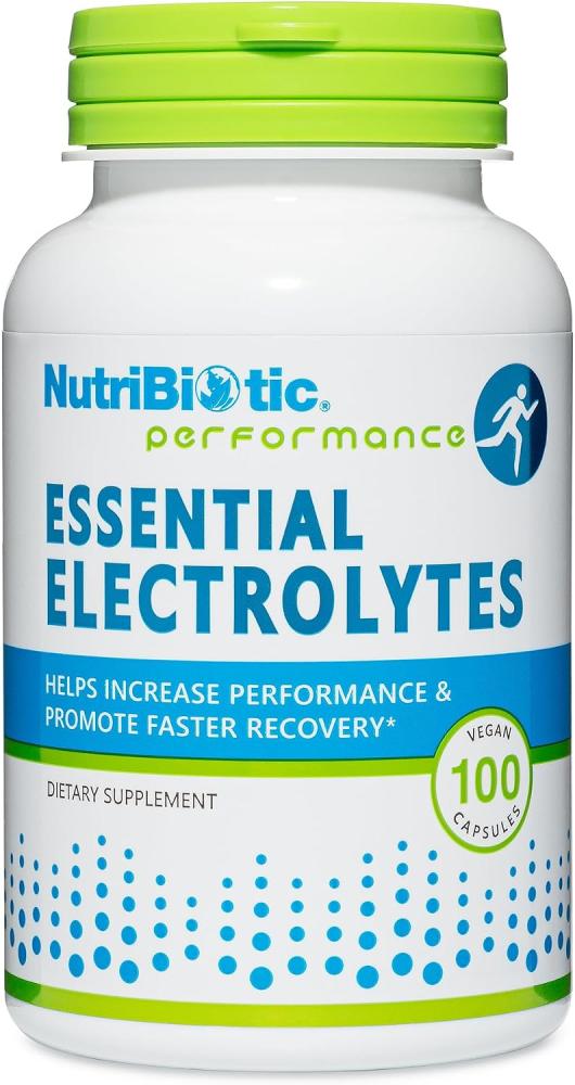 NutriBiotic Essential Electrolytes, 100 Vegan Capsules
