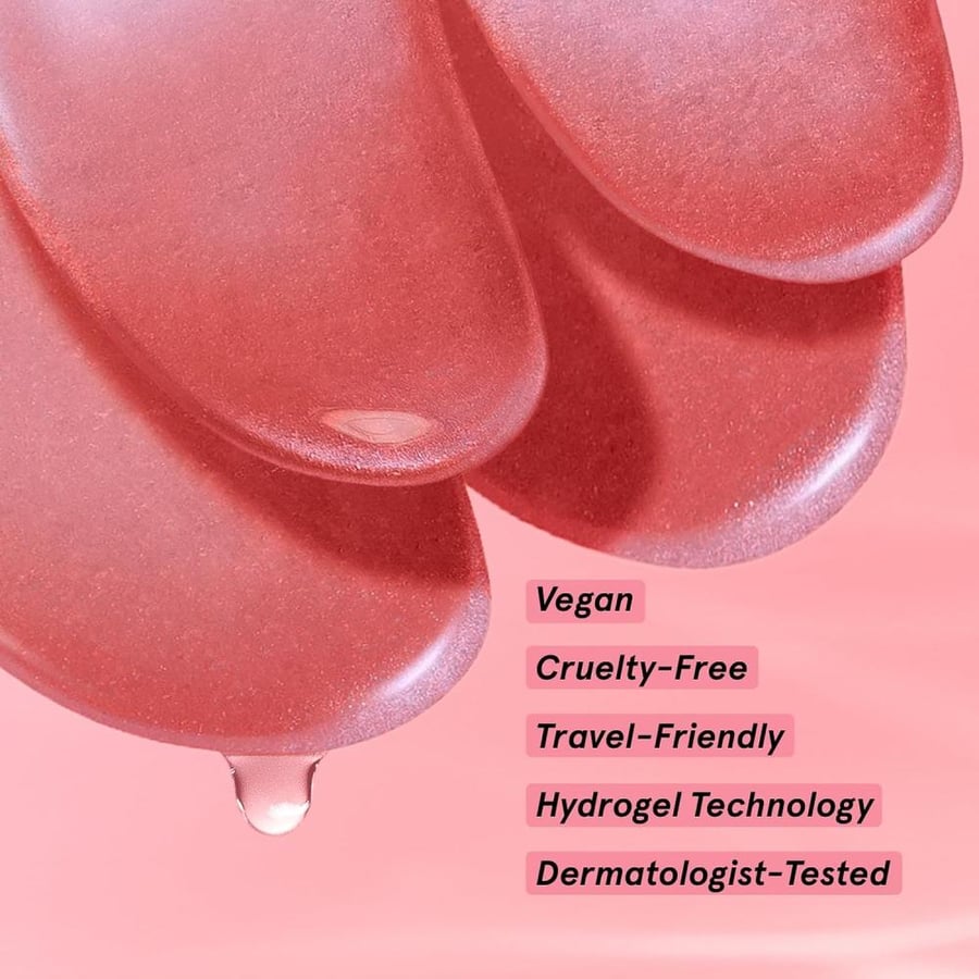 grace & stella Award Winning Under Eye Mask - Gifts for Women - Reduce Dark Circles, Puffy Eyes, Wrinkles, Under Eye Patches - Birthday, Bachelorette Party Favors - Vegan Self Care (24 Pairs, Pink)