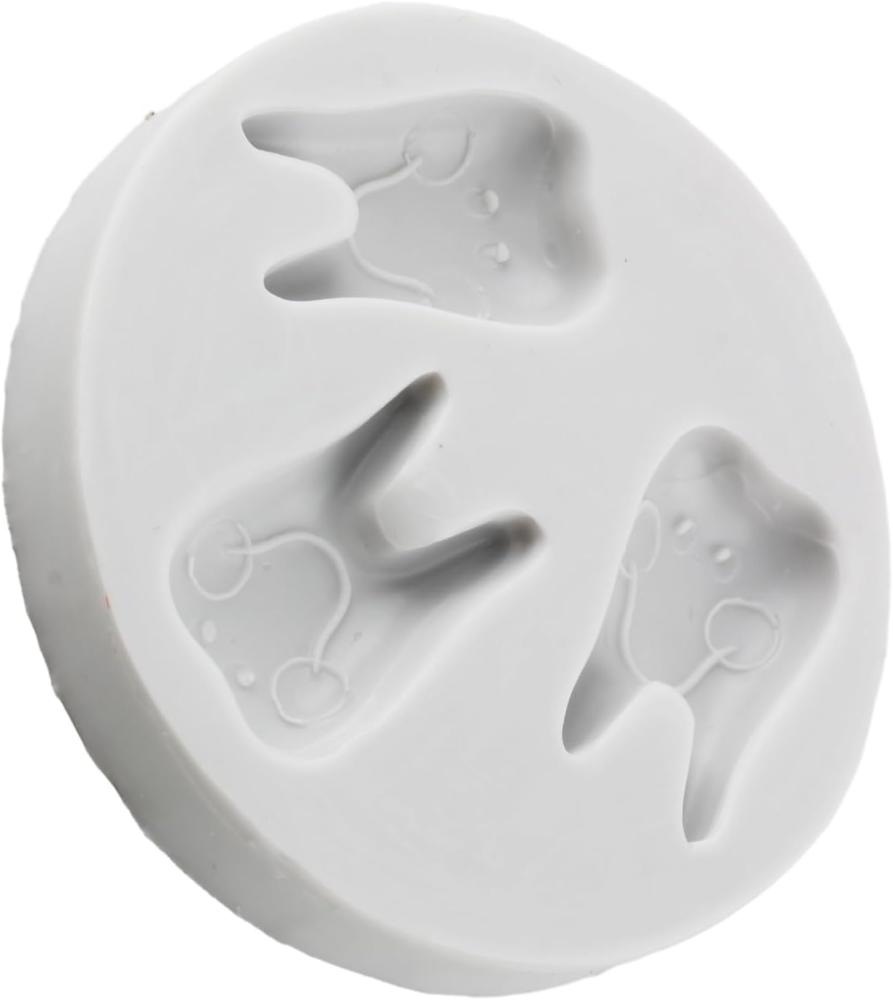 Tooth Silicone Moulds Funny Teeth Fondant Mould for Cake Decorating Cupcake Topper Chocolate Gum Paste Candy Polymer Clay