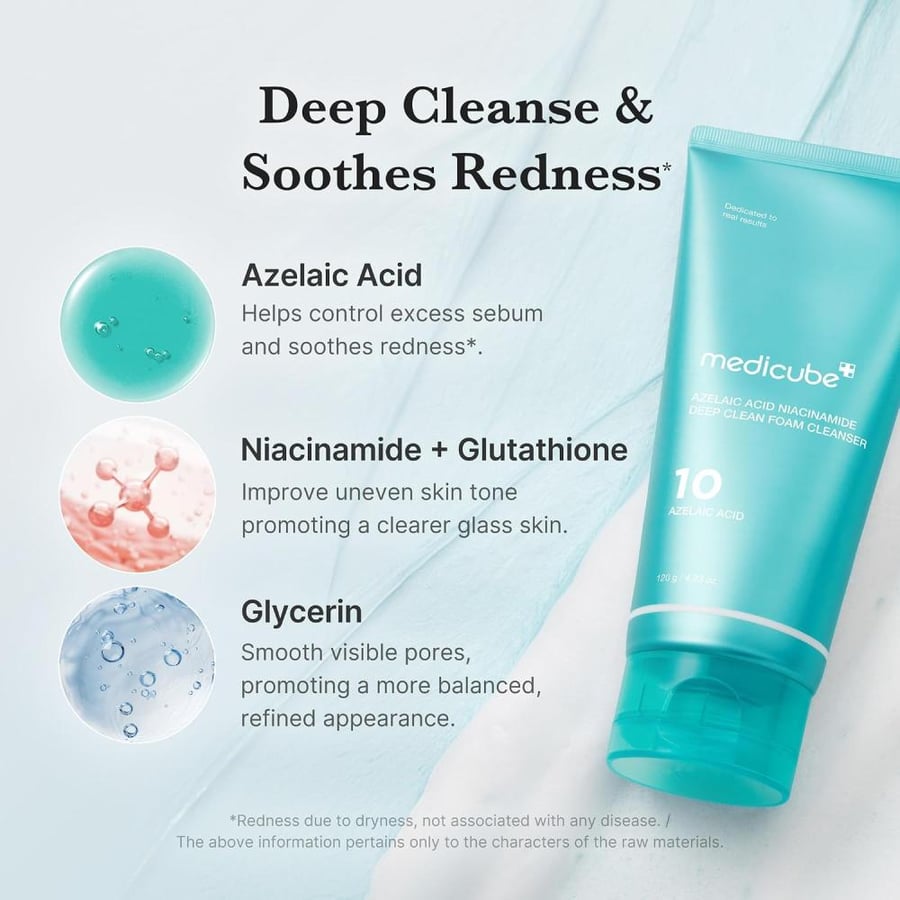 Medicube Facial Cleanser Azelaic Acid Whip Cleanser